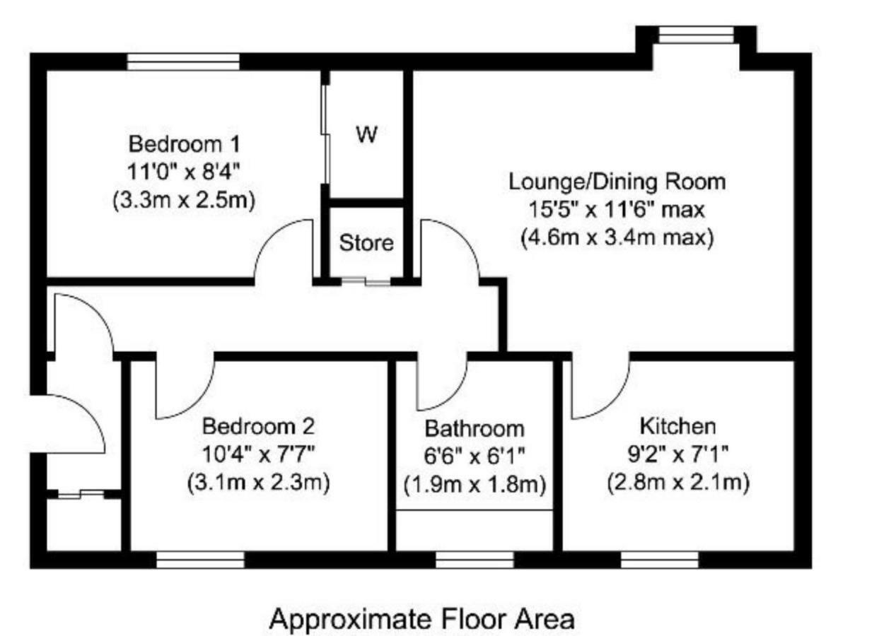 Edinburgh Beach View Apartment Bagian luar foto